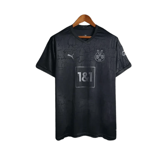 Dortmund black jersey 23/24 fan version BVB sleek black design supporter LEAKITS Store
