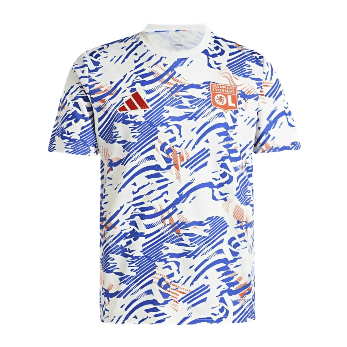 Lyon abstract blue jersey 2024/25 special edition artistic patterns contemporary LEAKITS Store