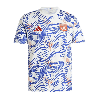 Lyon abstract blue jersey 2024/25 special edition artistic patterns contemporary LEAKITS Store
