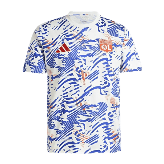 Lyon abstract blue jersey 2024/25 special edition artistic patterns contemporary LEAKITS Store