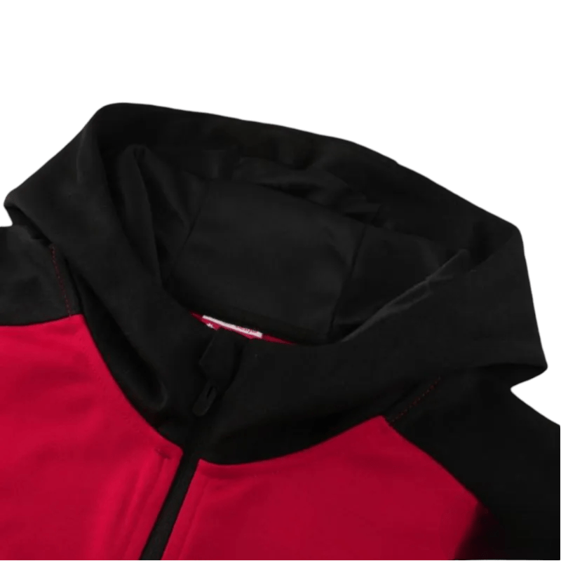2024/2025 AC Milan Red & Black Hoodie Full Zipper Jacket + Long Pants | GoatGears Store - LEAKITS
