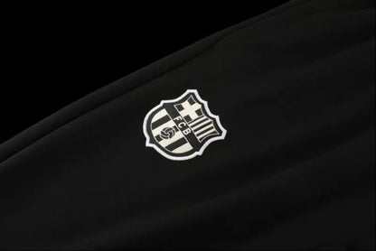 2024/2025 Barcelona Black Full Zipper Jacket + Long Pants | GoatGears Store - LEAKITS