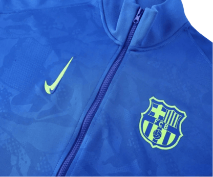 2024/2025 Barcelona Blue Full Zipper Jacket + Long Pants | GoatGears Store - LEAKITS