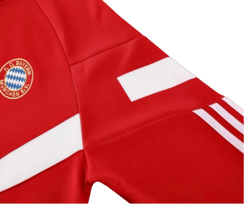 2024/2025 Bayern Munich Red Full Zipper Jacket + Long Pants | GoatGears Store - LEAKITS