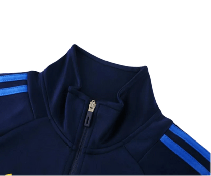 2024/2025 Boca Juniors Navy & Blue Full Zipper Jacket + Long Pants | GoatGears Store - LEAKITS