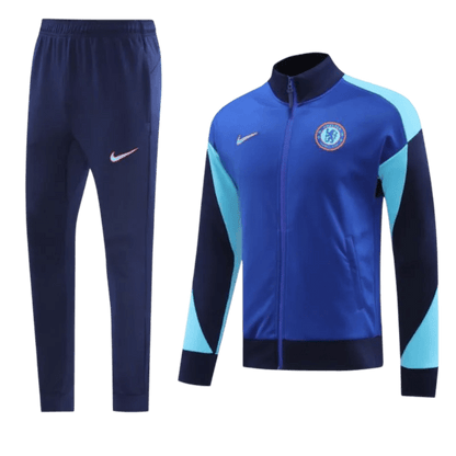 2024/2025 The Blues Dark Blue Full Zipper Jacket +Long Pants | GoatGears Store - LEAKITS