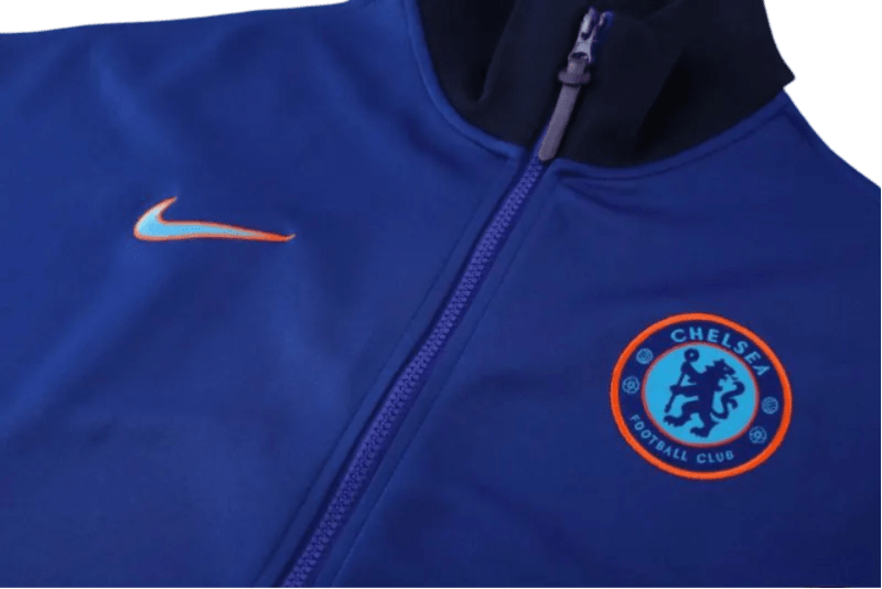 2024/2025 The Blues Dark Blue Full Zipper Jacket +Long Pants | GoatGears Store - LEAKITS