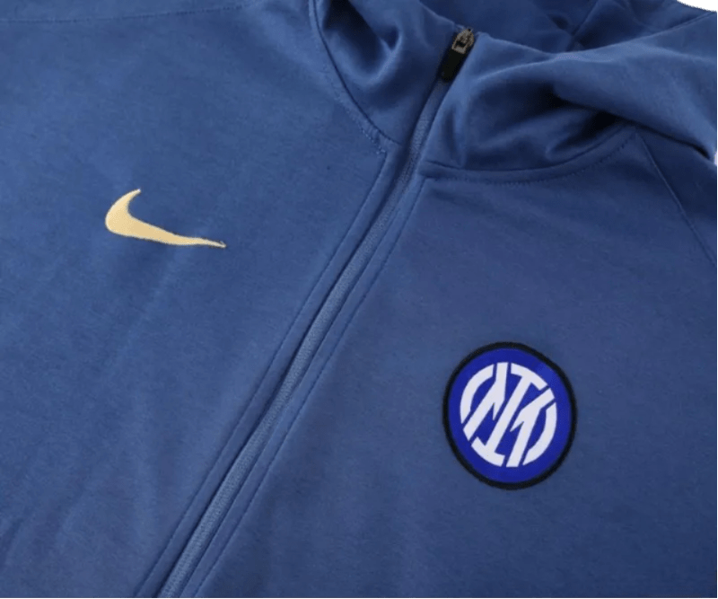 2024/2025 Inter Milan Blue Hoodie Full Zipper Jacket + Long Pants | GoatGears Store - LEAKITS