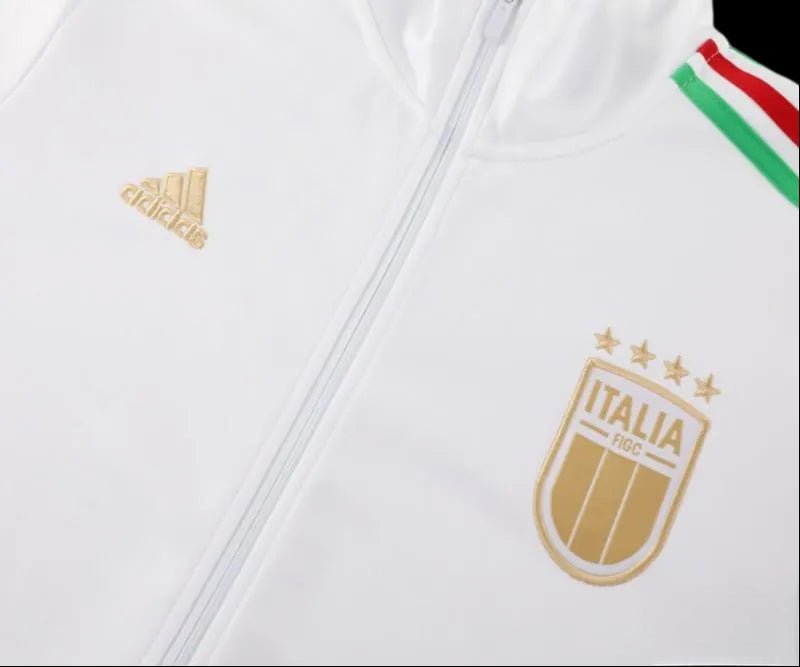 2024/2025 Italy White Full Zipper Jacket + Long Pants | GoatGears Store - LEAKITS