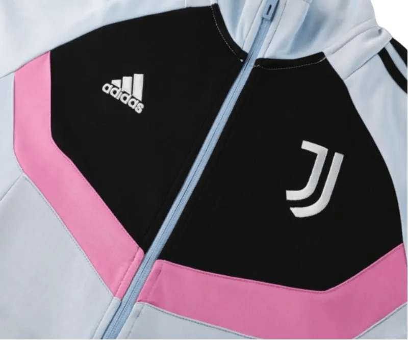 2024/2025 Juventus Light Blue & Black Full Zipper Jacket + Long Pants | GoatGears Store - LEAKITS