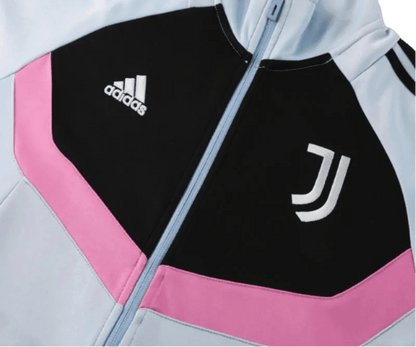 2024/2025 Juventus Light Blue & Black Full Zipper Jacket + Long Pants | GoatGears Store - LEAKITS