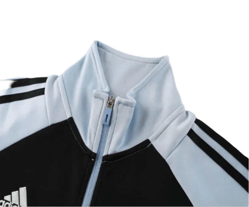 2024/2025 Juventus Light Blue & Black Full Zipper Jacket + Long Pants | GoatGears Store - LEAKITS