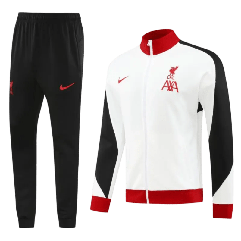 2024/2025 Athletic Grounds White Full Zipper Jacket + Long Pants | GoatGears Store - LEAKITS