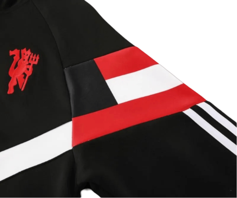 2024/2025 Newton Heath Black Full Zipper Jacket + Long Pants | GoatGears Store - LEAKITS