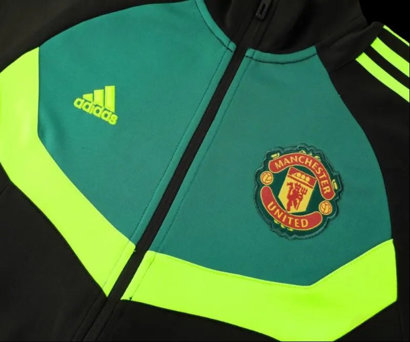 2024/2025 Newton Heath Black & Green Full Zipper Jacket + Long Pants | GoatGears Store - LEAKITS