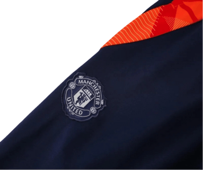 2024/2025 Newton Heath Navy & Orange Full Zipper Jacket + Long Pants | GoatGears Store - LEAKITS