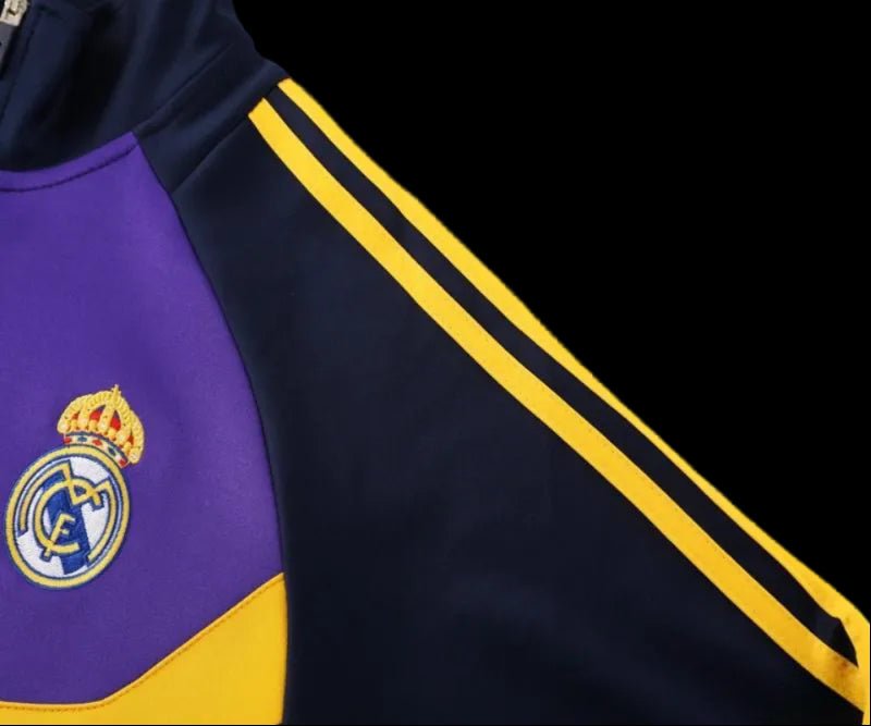 2024/2025 Real Madrid Black & Purple Full Zipper Jacket +Long Pants | GoatGears Store - LEAKITS