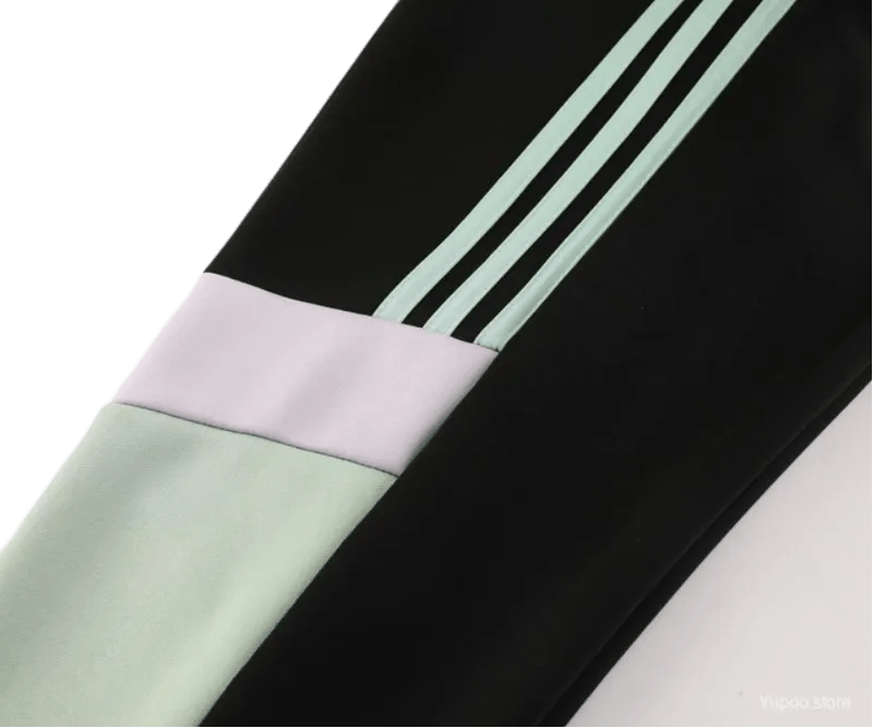 2024/2025 Real Madrid Green & Black Full Zipper Jacket + Long Pants | GoatGears Store - LEAKITS