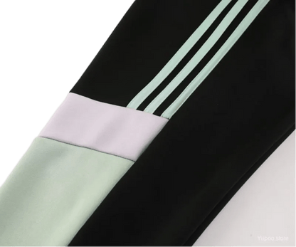 2024/2025 Real Madrid Green & Black Full Zipper Jacket + Long Pants | GoatGears Store - LEAKITS