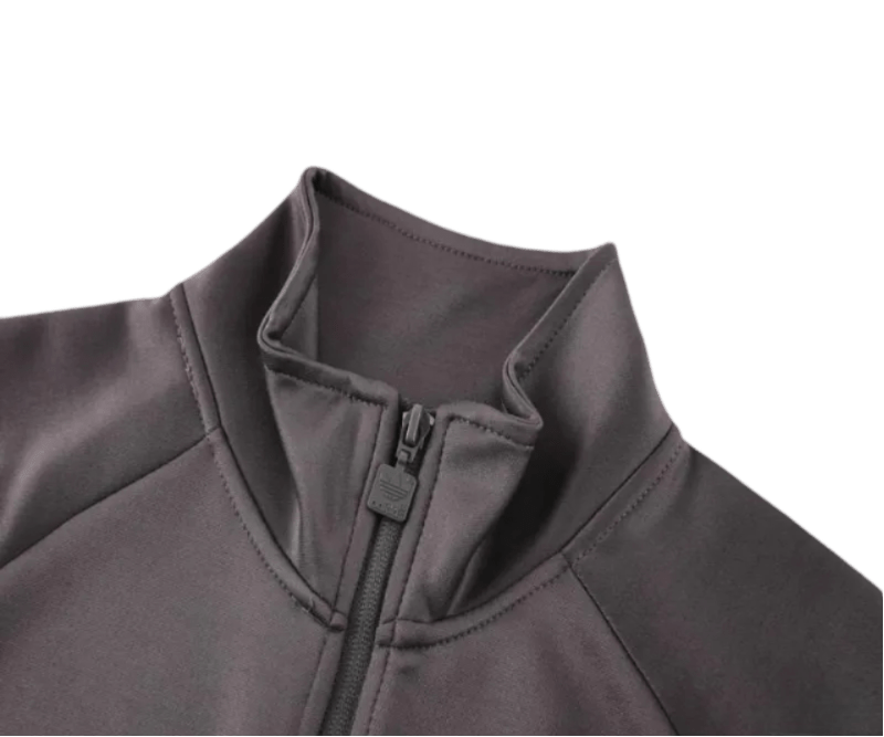 2024/2025 Real Madrid Grey Full Zipper Jacket + Long Pants | GoatGears Store - LEAKITS