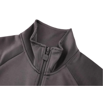 2024/2025 Real Madrid Grey Full Zipper Jacket + Long Pants | GoatGears Store - LEAKITS