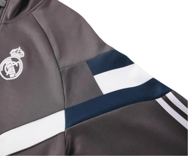 2024/2025 Real Madrid Grey Full Zipper Jacket + Long Pants | GoatGears Store - LEAKITS