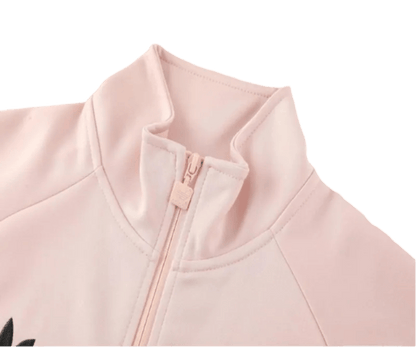 2024/2025 Real Madrid Light Pink Full Zipper Jacket + Long Pants | GoatGears Store - LEAKITS