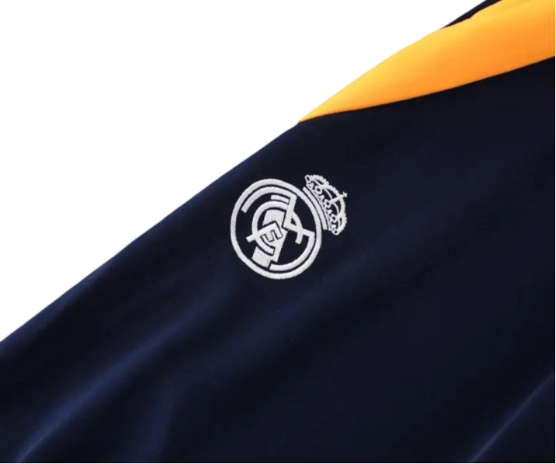 2024/2025 Real Madrid White Full Zipper Jacket + Long Pants | GoatGears Store - LEAKITS