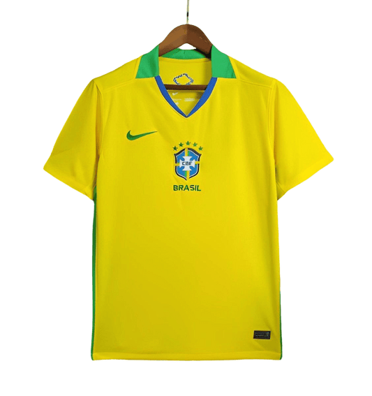 Brazil soccer jersey fan version home 2025 yellow selecao nacional traditional LEAKITS Store
