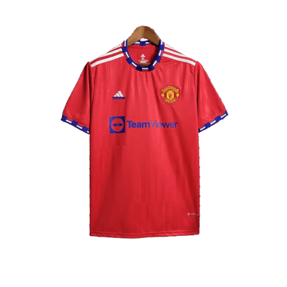 Manchester united jersey 23/24 special edition red blue accents innovative design LEAKITS Store