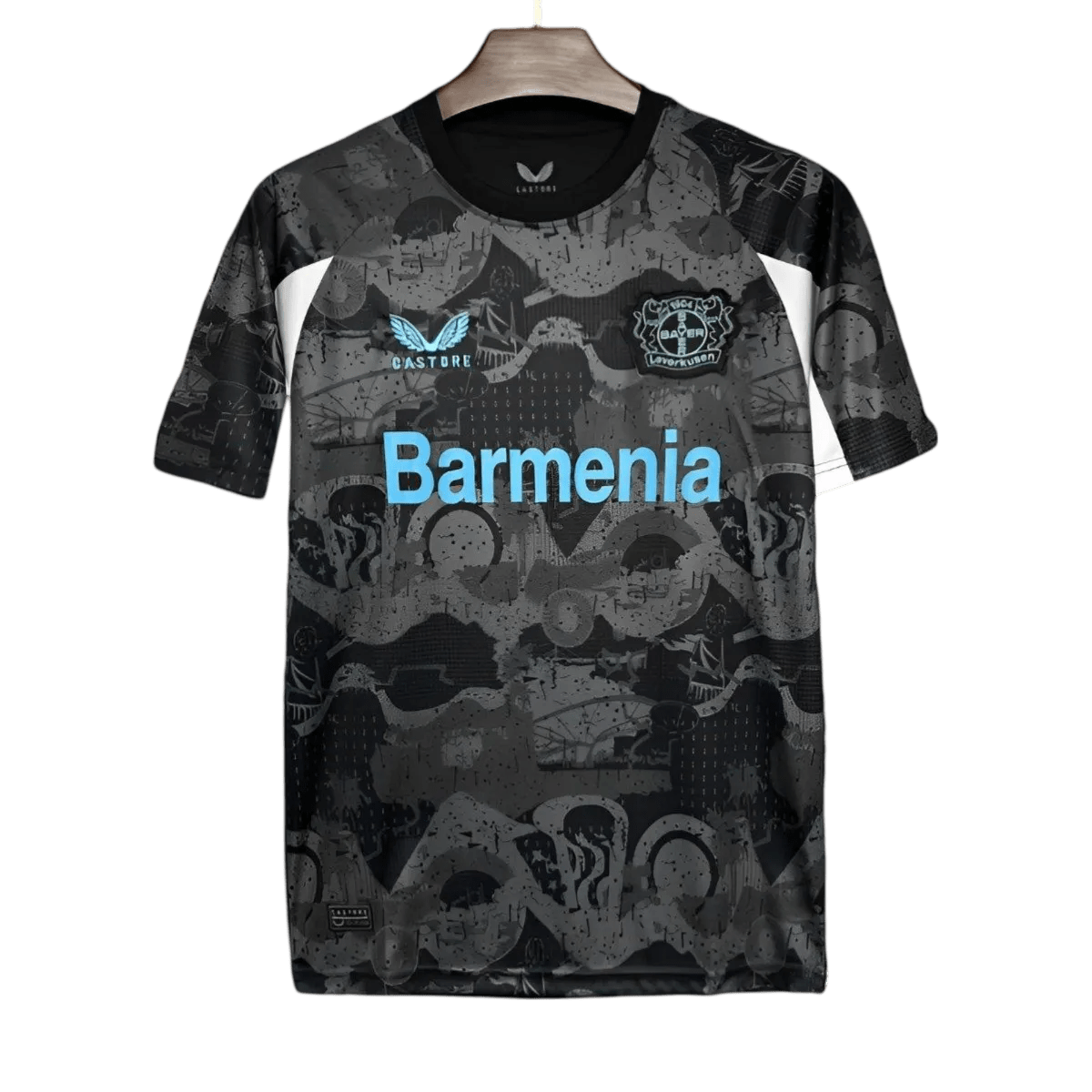 Bayer leverkusen third jersey 24/25 fan version camouflage pattern barmenia werkself LEAKITS Store