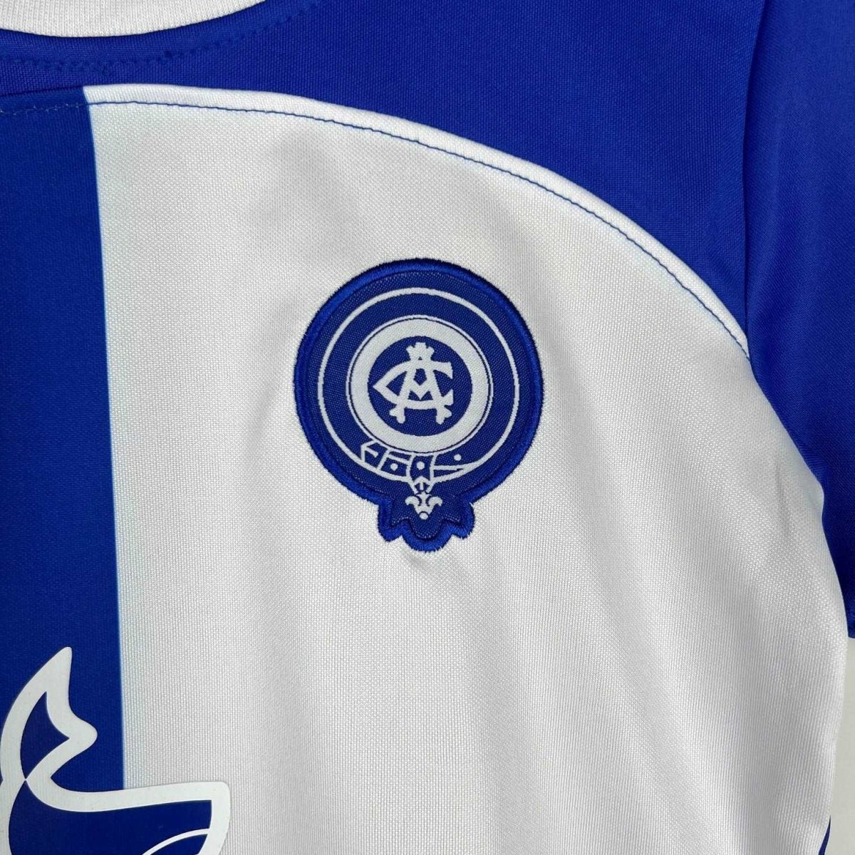Atlético Madrid jersey youth away 2023/24 blue white split Rojiblanco innovation
