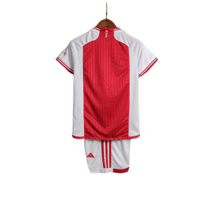 Childrens Ajax kit 2023 2024 home red white Dutch heritage