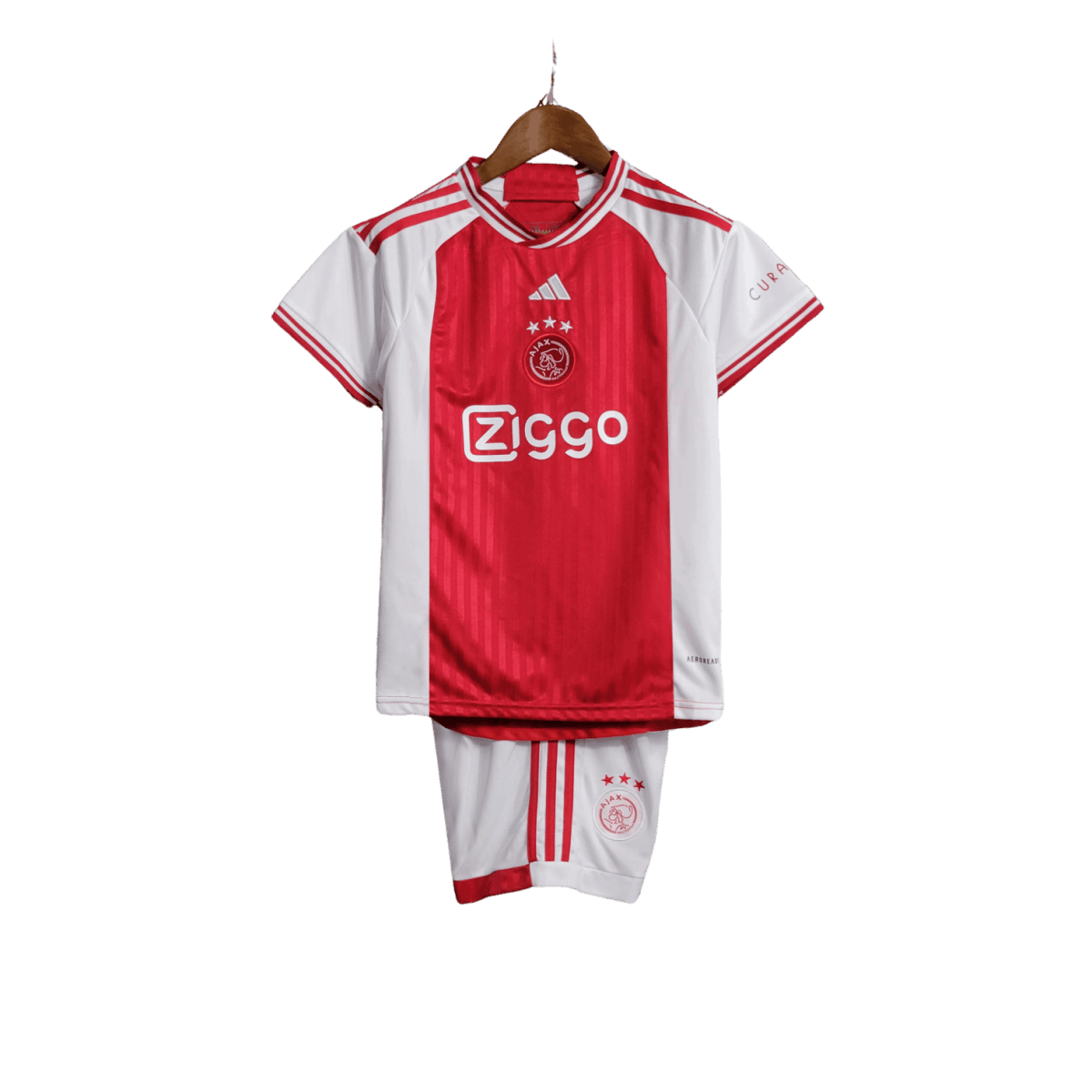 Ajax youth kit home 2023 24 red white Amsterdam Godenzonen tradition Johan Cruyff Arena LEAKITS Store