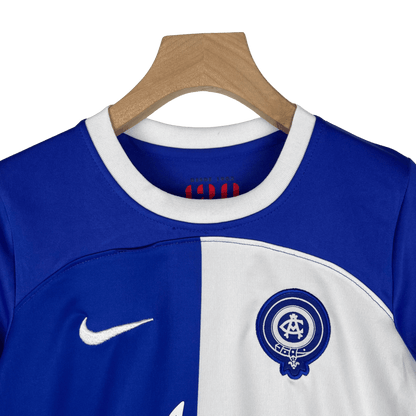 Youth Atlético Madrid jersey away 23 24 blue white Metropolitano Colchoneros excellence