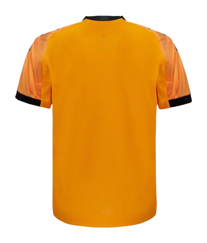 Roma soccer jersey 25/26 away fan version orange roma jersey collection bold