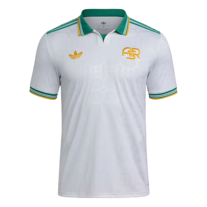 AS roma 3rd kit 25/26 fan version white green yellow accents adidas future giallorossi LEAKITS Store