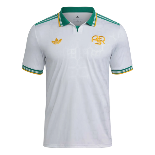 AS roma 3rd kit 25/26 fan version white green yellow accents adidas future giallorossi LEAKITS Store