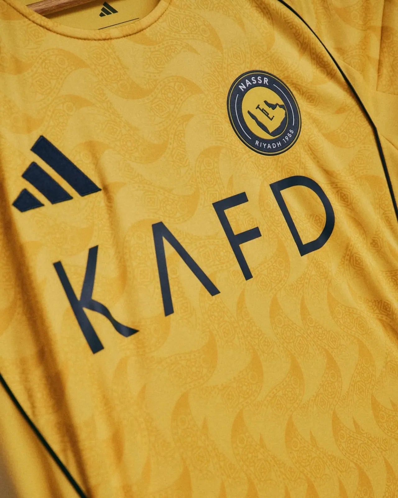 Al nassr kit 25/26 fan version home yellow traditional construction heritage quality