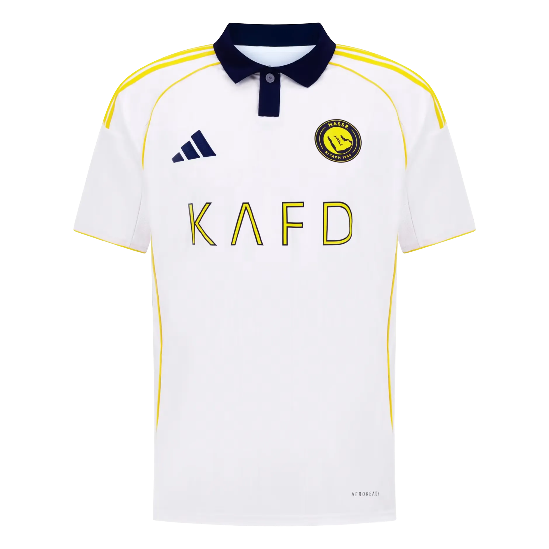 Al nassr third kit 25/26 fan version white gold accents kafd ronaldo era distinctive LEAKITS Store