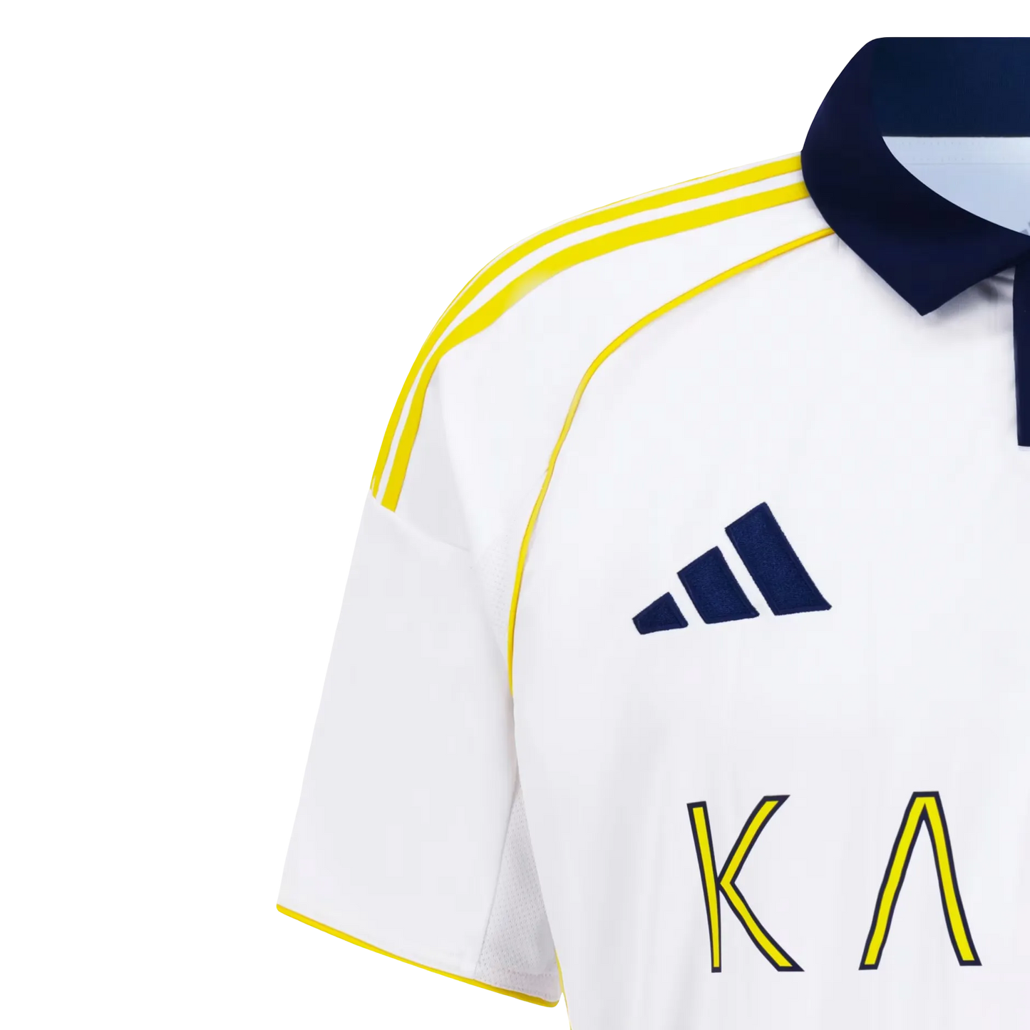 Al nassr white kit fan version 25/26 third white gold design authentic construction heritage