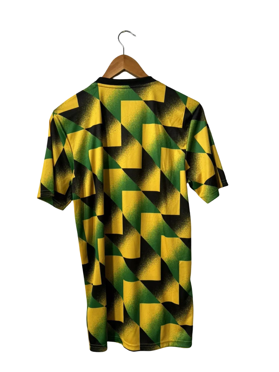 Arsenal Jamaica Jersey - 2022/2023 Pre - Match Yellow Green Fan version - LEAKITS