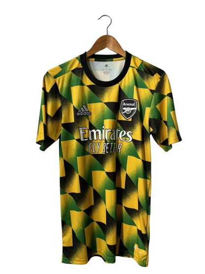 Arsenal jamaica jersey 22/23 bruised banana special edition yellow green geometric LEAKITS Store