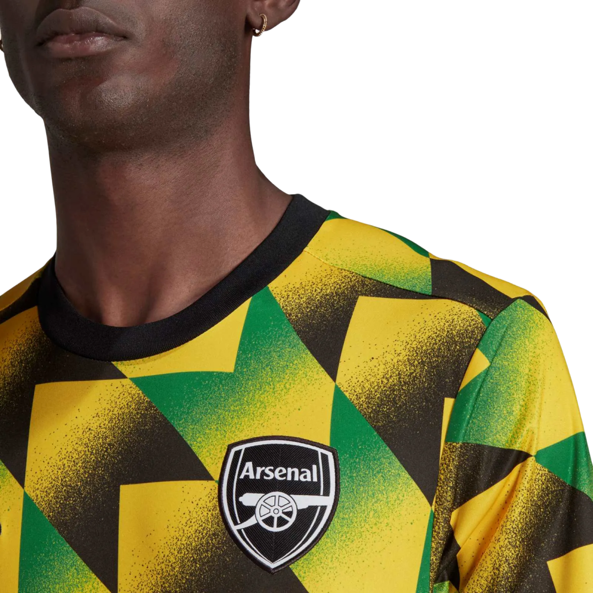 Arsenal jamaica jersey 22/23 bruised banana special edition yellow green authentic design