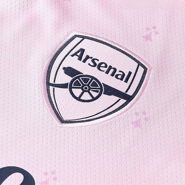 Pink arsenal kit third 22 23 pink blue Gunners Emirates Stadium excellence