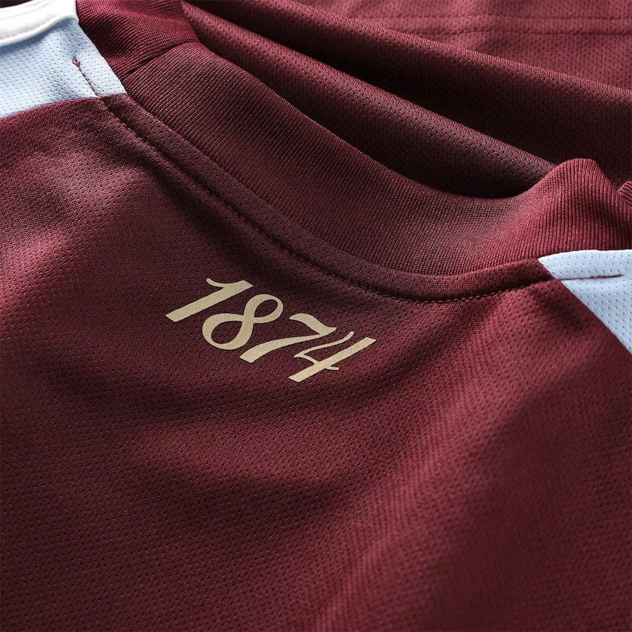 Aston villa home kit fan version 25/26 claret blue traditional heritage authentic construction