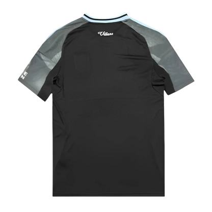 Aston villa black kit fan version 25/26 away black design authentic construction heritage