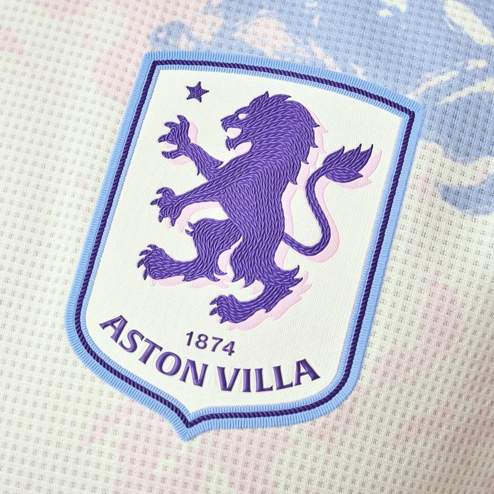 Aston villa third kit 25/26 fan version white aston villa jerseys collection distinctive