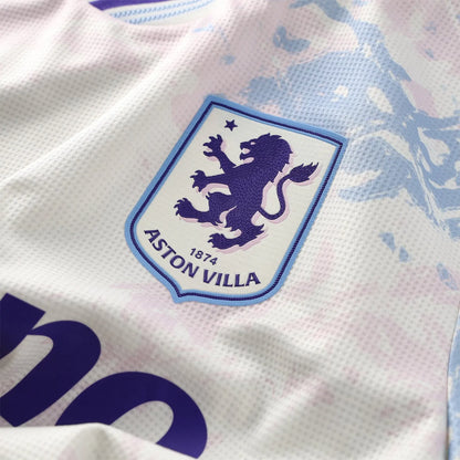 Aston villa white kit fan version 25/26 third white design authentic construction heritage