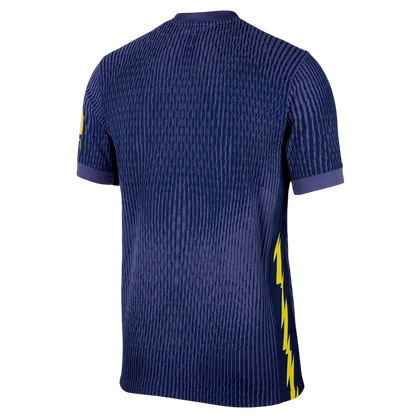 Atletico de madrid blue jersey fan version 25/26 away kit blue authentic construction